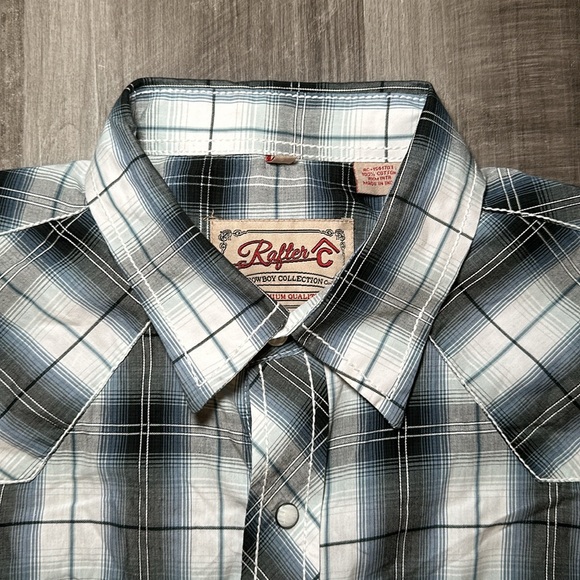 Rafter-C Cowboy Collection Western Long Sleeve Pearl Snap Button Shirt - 2XL - Picture 7 of 7